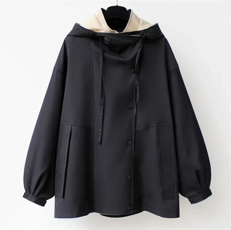 Amara Contrast Collar Trench