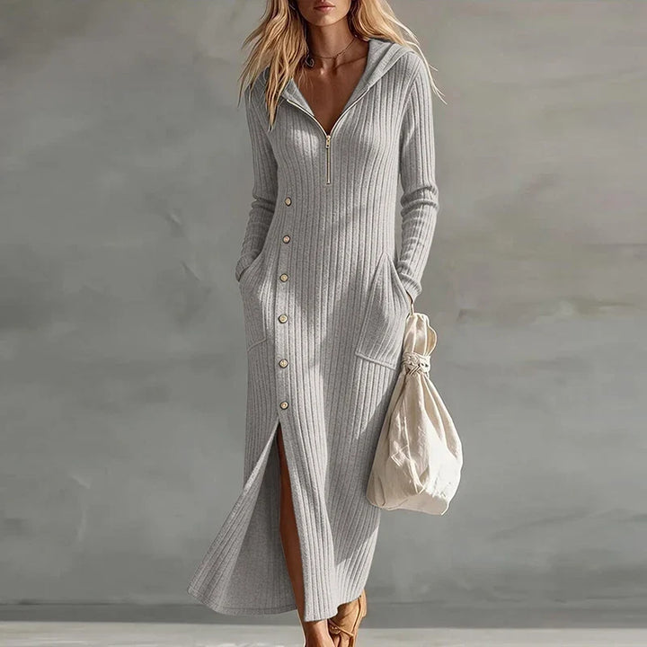Estelle Half Zip Hoodie Dress