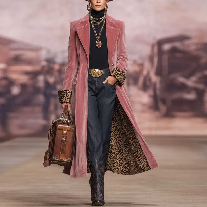 Rowan Velvet Duster Long Coat