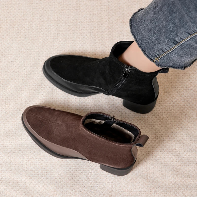 Avenoir Genuine Suede Boots