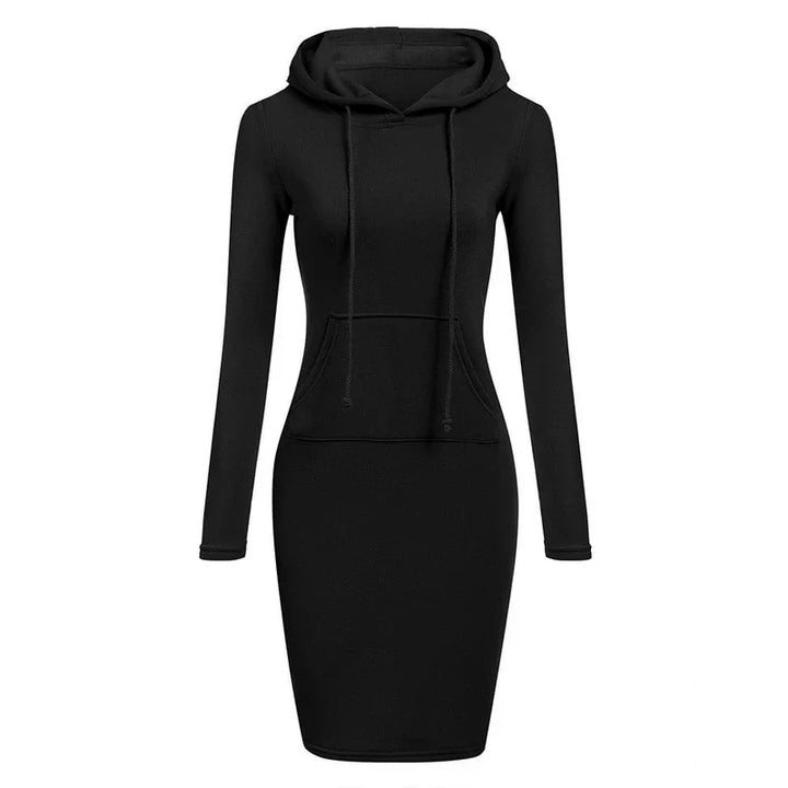 Bellara Drawstring Hood Dress