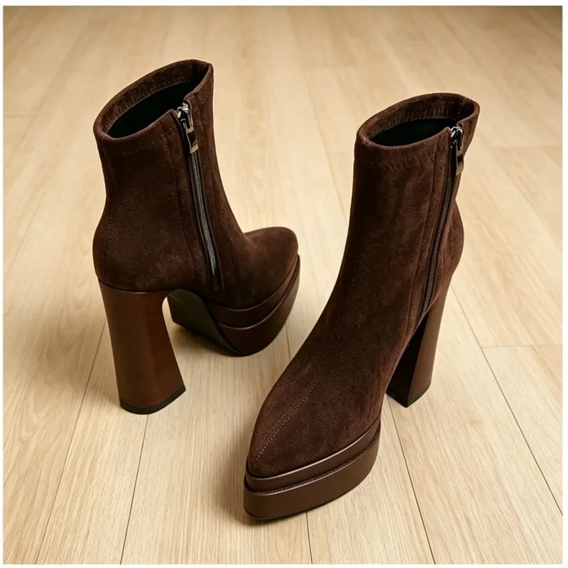 Ysolde Platform Ankle Boot