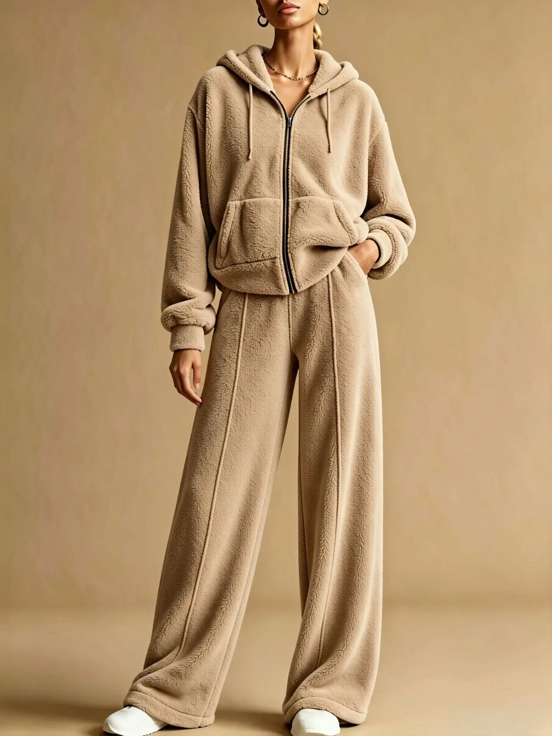 Briar Fleece Wide Leg Sweatsuit