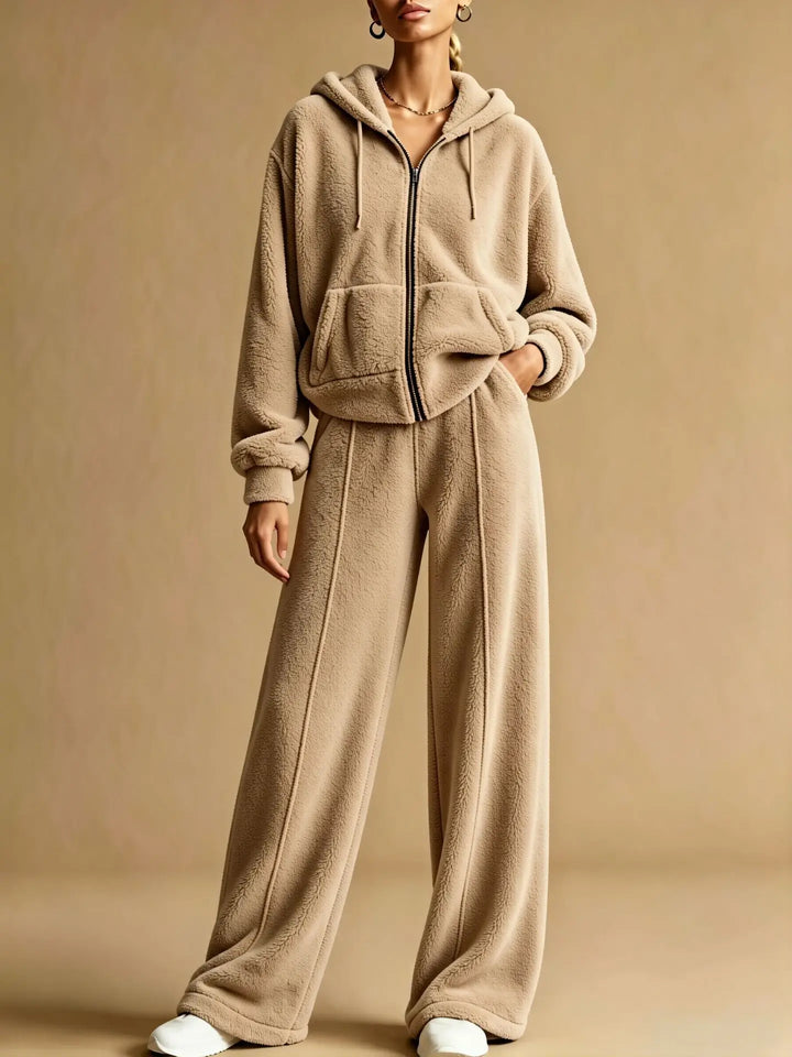 Briar Fleece Wide Leg Sweatsuit