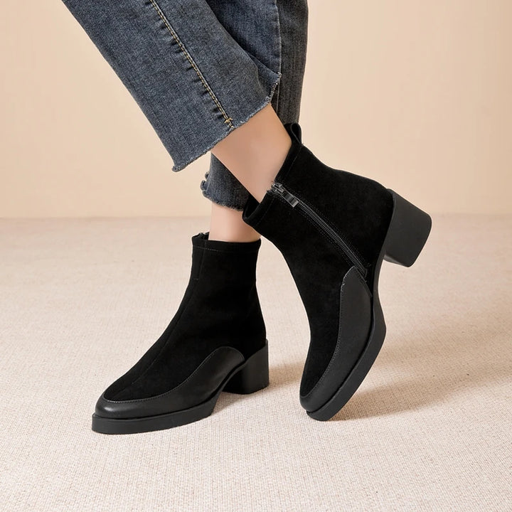 Avenoir Genuine Suede Boots