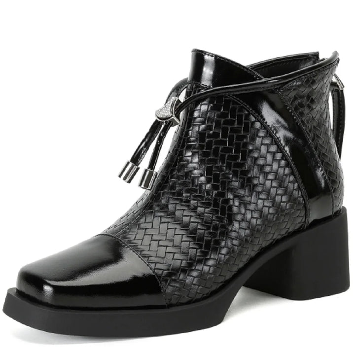 Yolanda Woven Ankle Boot