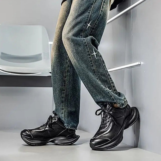 AeroDrift Leather Sneakers