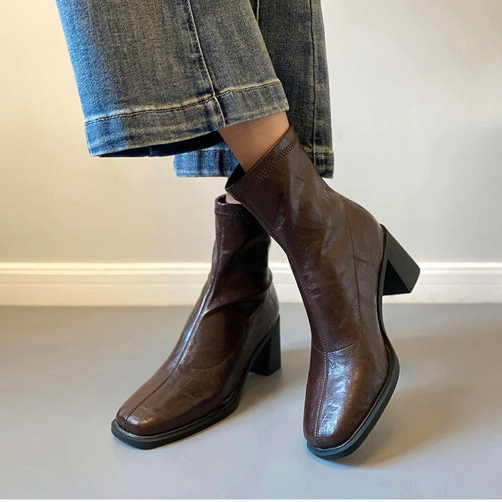 Madaline Retro Ankle Boots