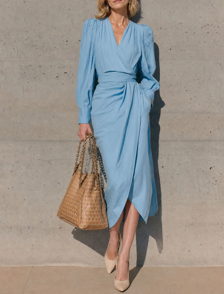 Camille Wrap Waist Dress