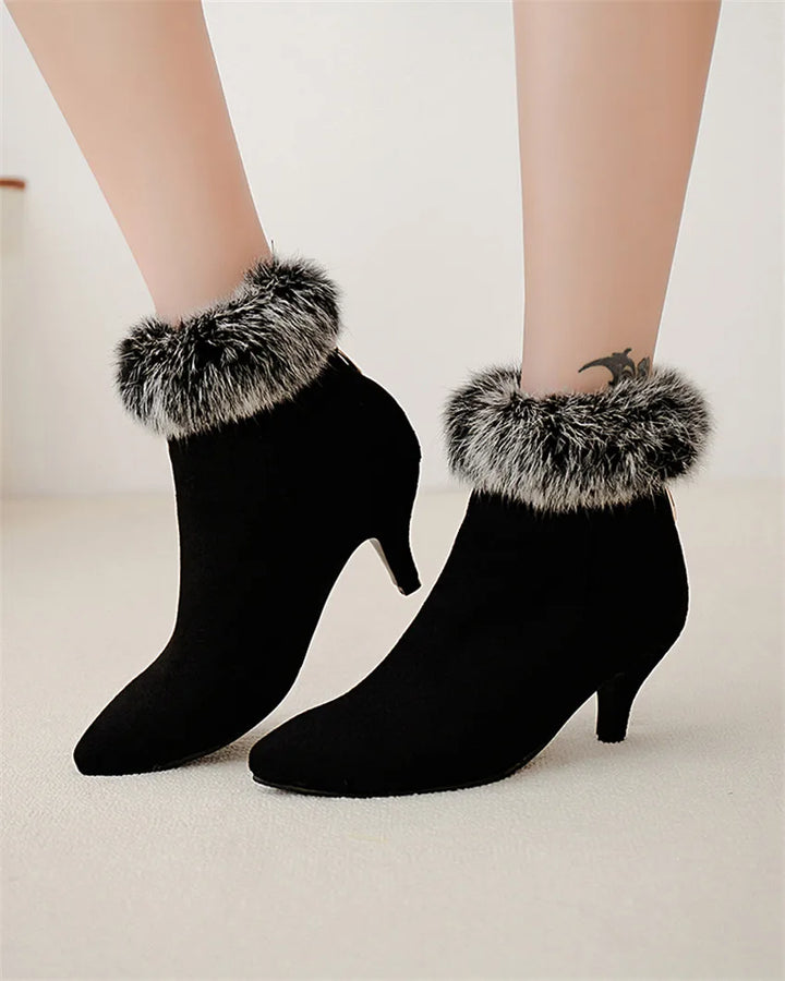 Selene Fur Ankle Boots