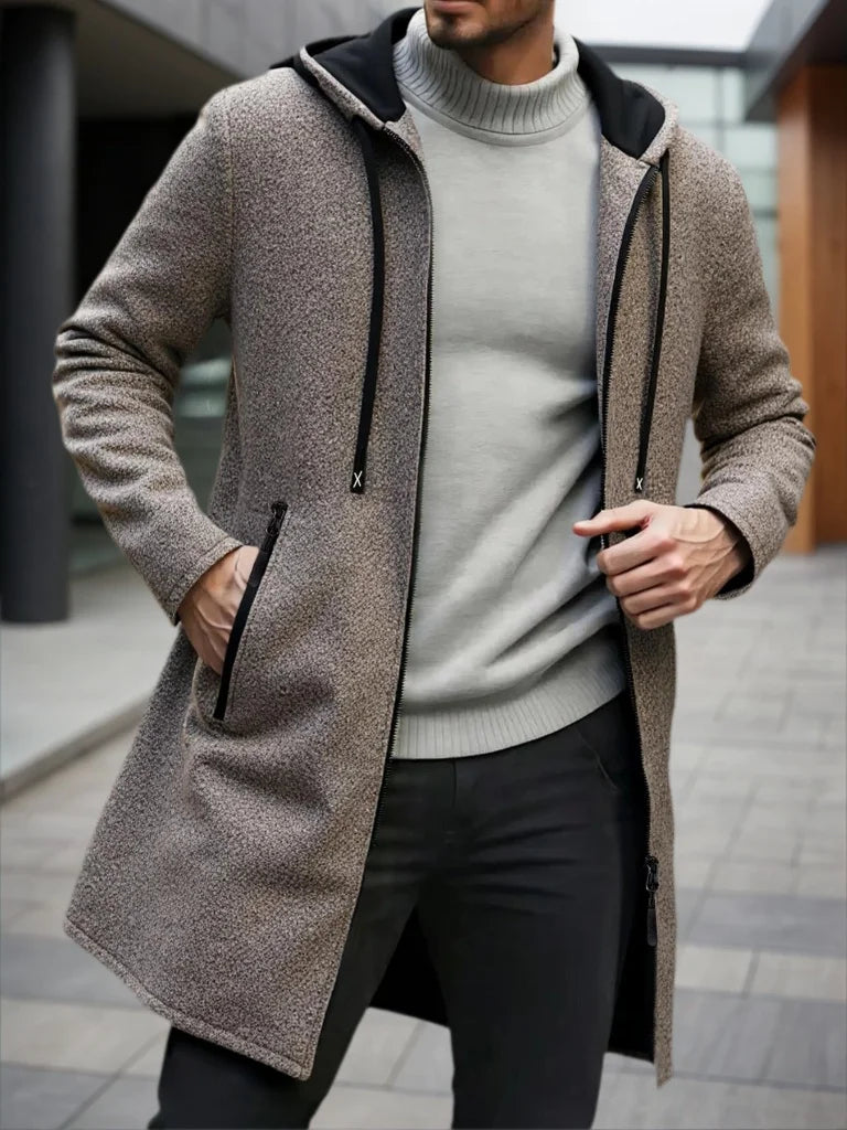 Anselm Zip Front Fleece Coat