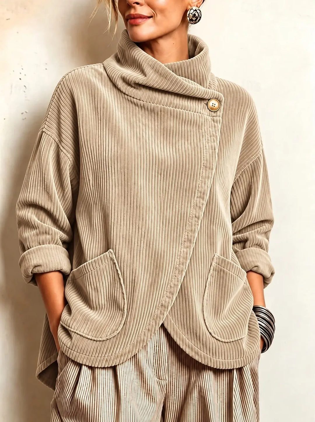 Odalis Wrap Front Jacket