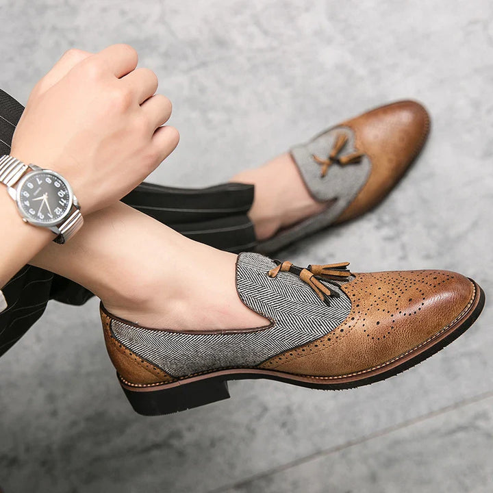 Adrian Leather Tassel Loafers