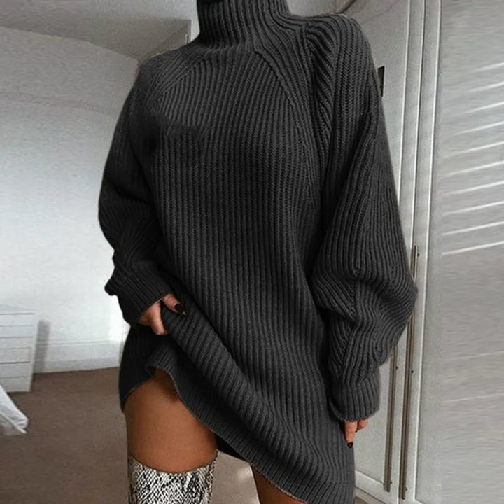 Solaine Oversized Knit Sweater Dress