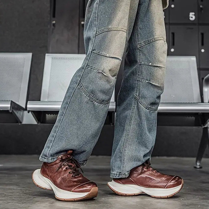 AeroDrift Leather Sneakers