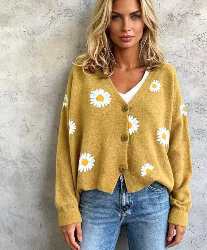Yvette Button Front Cardigan