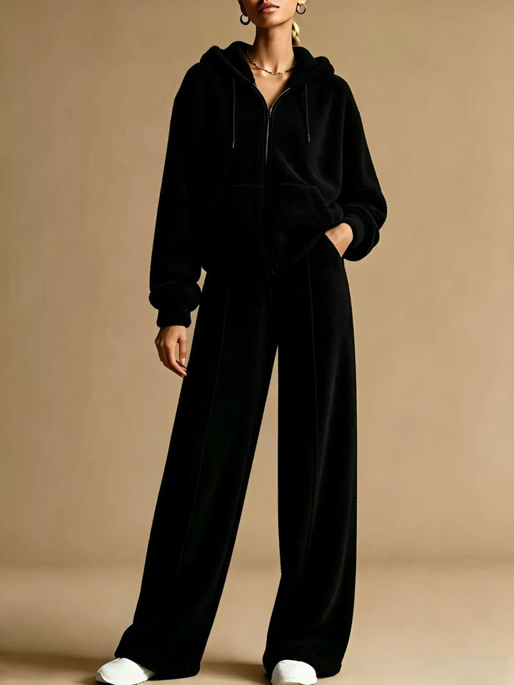Briar Fleece Wide Leg Sweatsuit