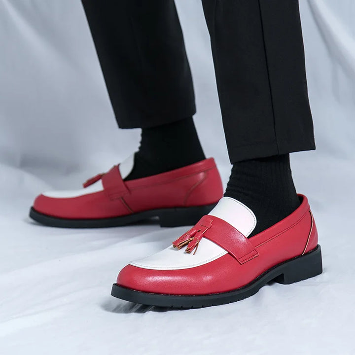 Maison Leather Tassel Loafers