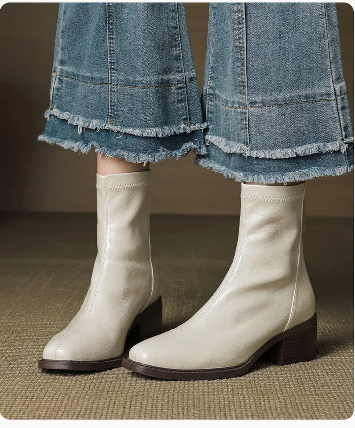 Marget Leather Ankle Boots