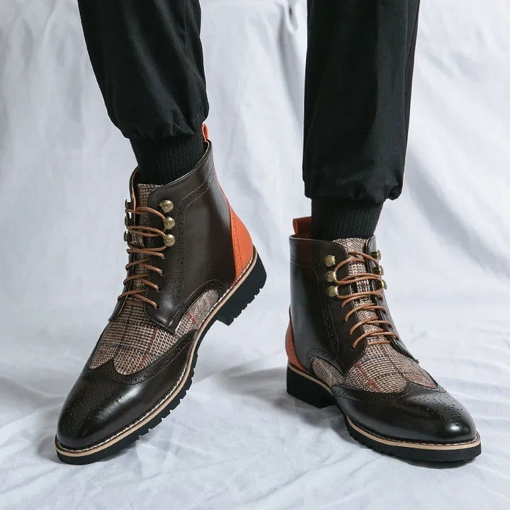 Nathaniel Wingtip Ankle Boots