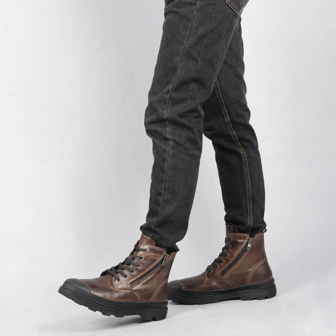 Lucciano Prestige Leather Boots