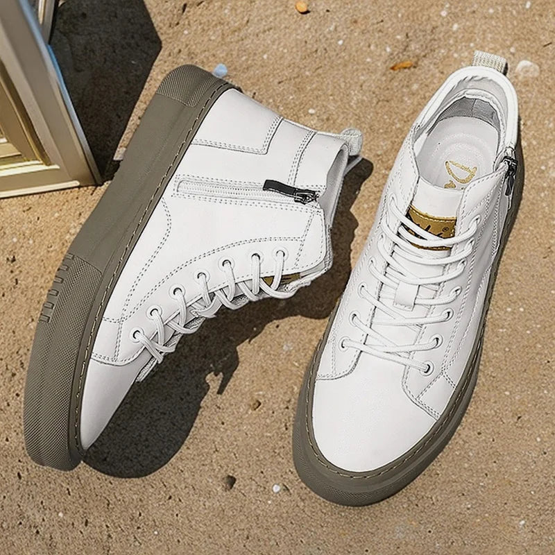 Brunello Leather Sneakers