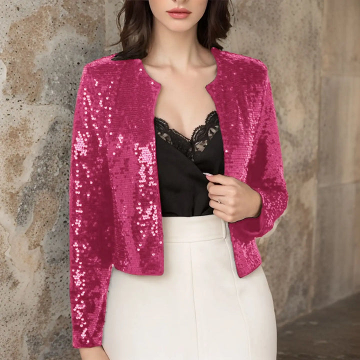 Blair Open Front Sequin Jacket