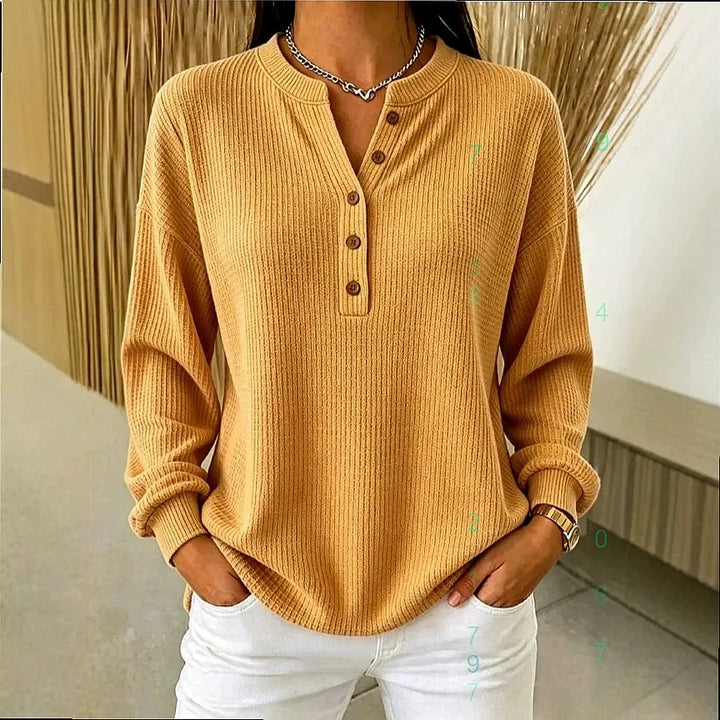 Imogen Button Placket Henley