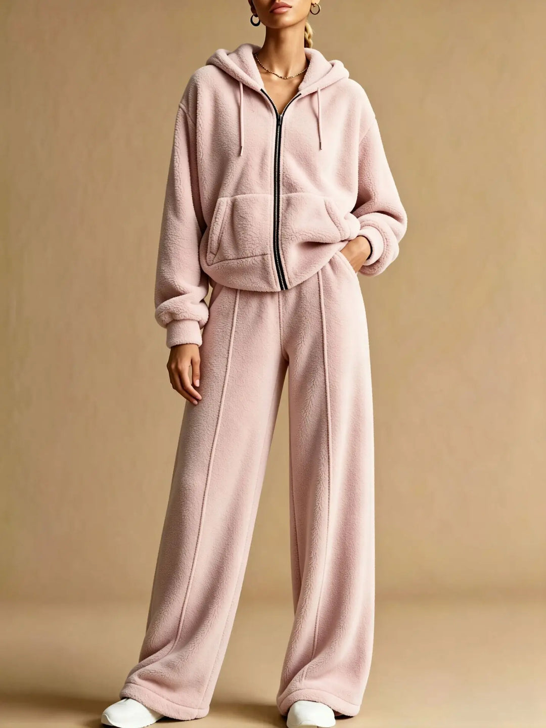 Briar Fleece Wide Leg Sweatsuit