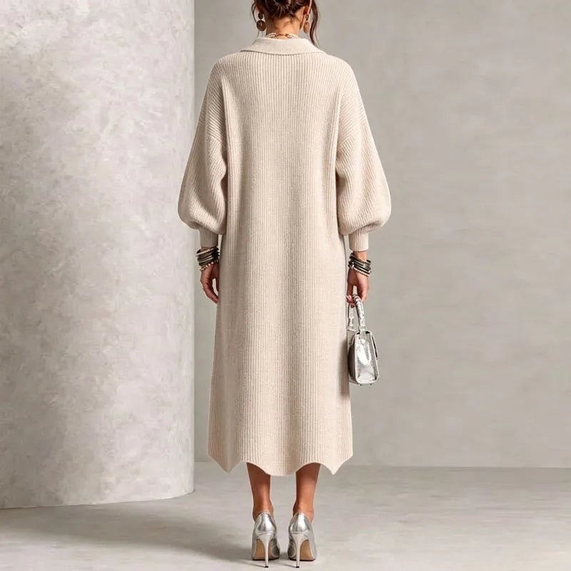 Colette Button Front Sweater Dress