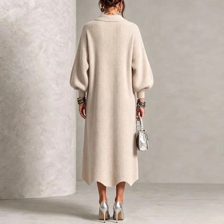 Colette Button Front Sweater Dress