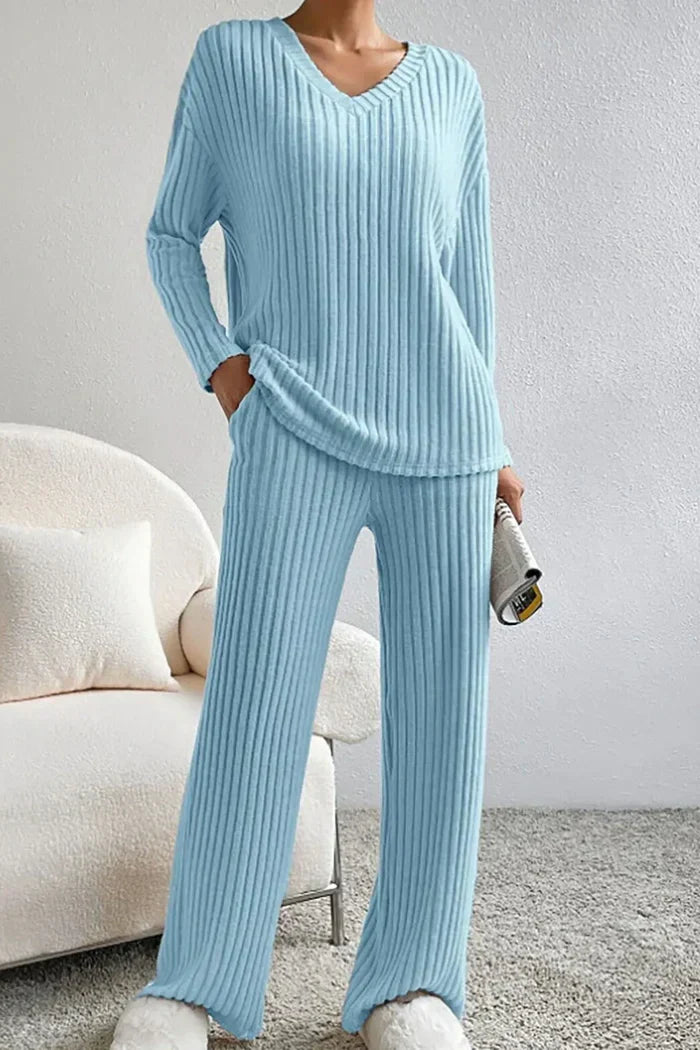 Harper Ribbed Lounge Set