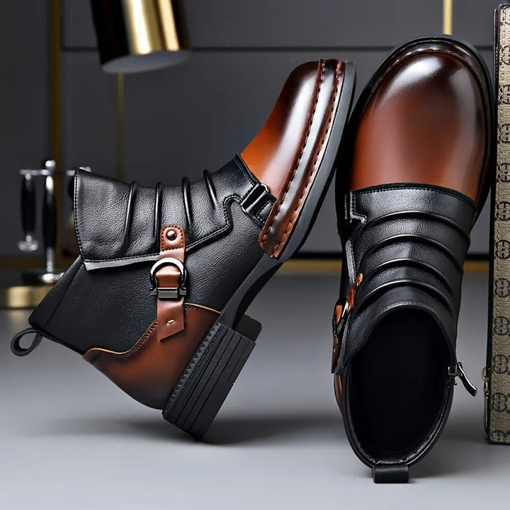 Shelby Leather Ankle Boots