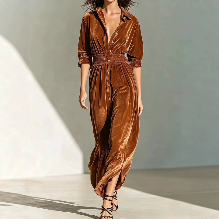 Hollis Smocked Waist Maxi Dress