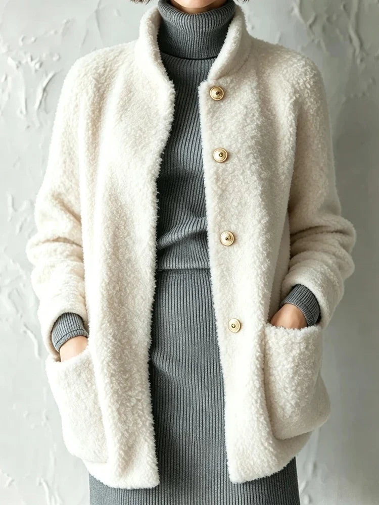 Celestine Bouclé Stand Collar Jacket