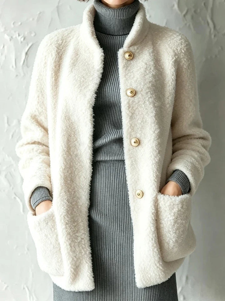 Celestine Bouclé Stand Collar Jacket