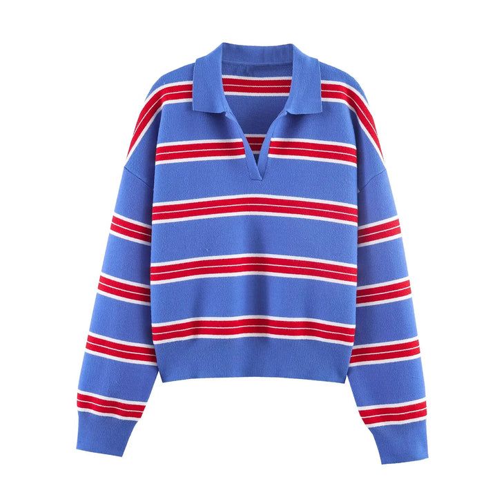 Isolde Johnny Collar Polo Sweater