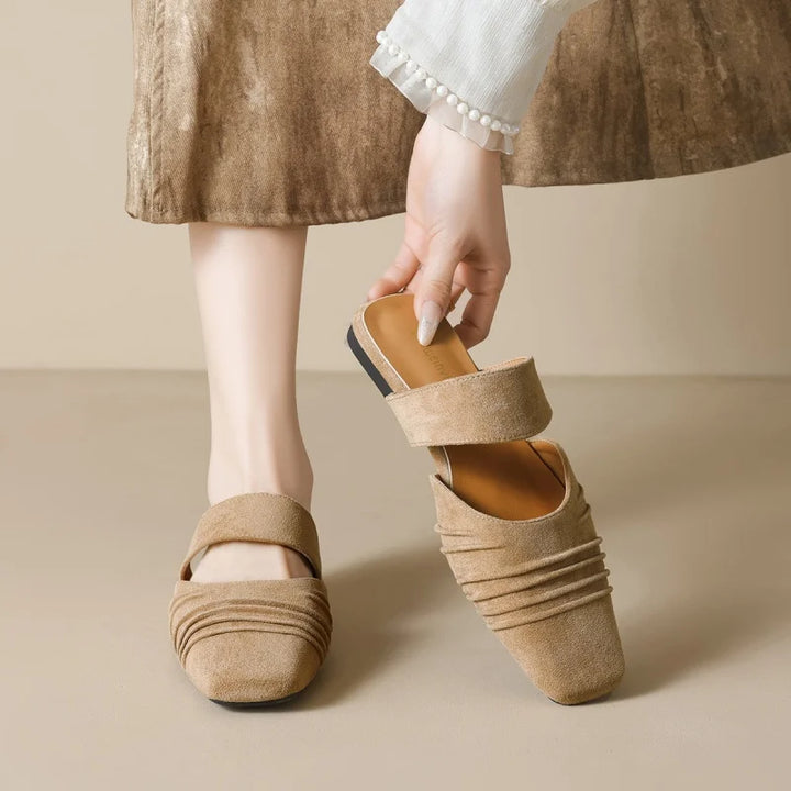 Bethany Square Toe Mules