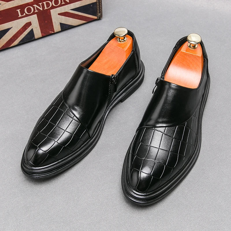 Sherman Leather Slip On Shoes