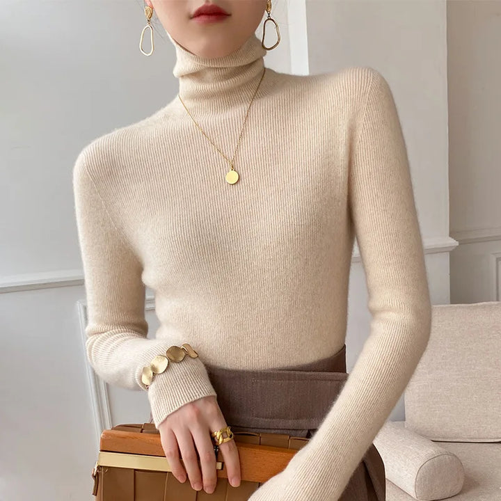 Cassie Cashmere Turtleneck