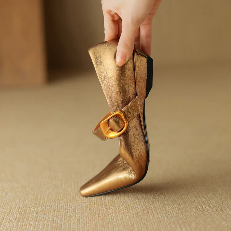 Louise Leather Pumps