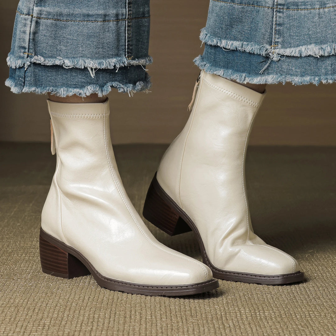 Marget Leather Ankle Boots