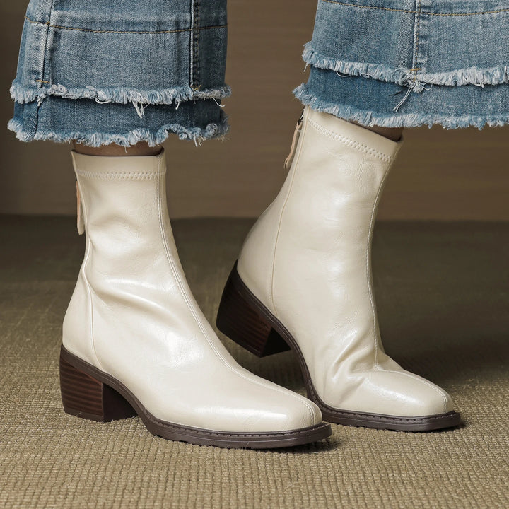 Marget Leather Ankle Boots