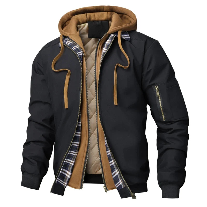 Garrity Hooded Bomber Jacket