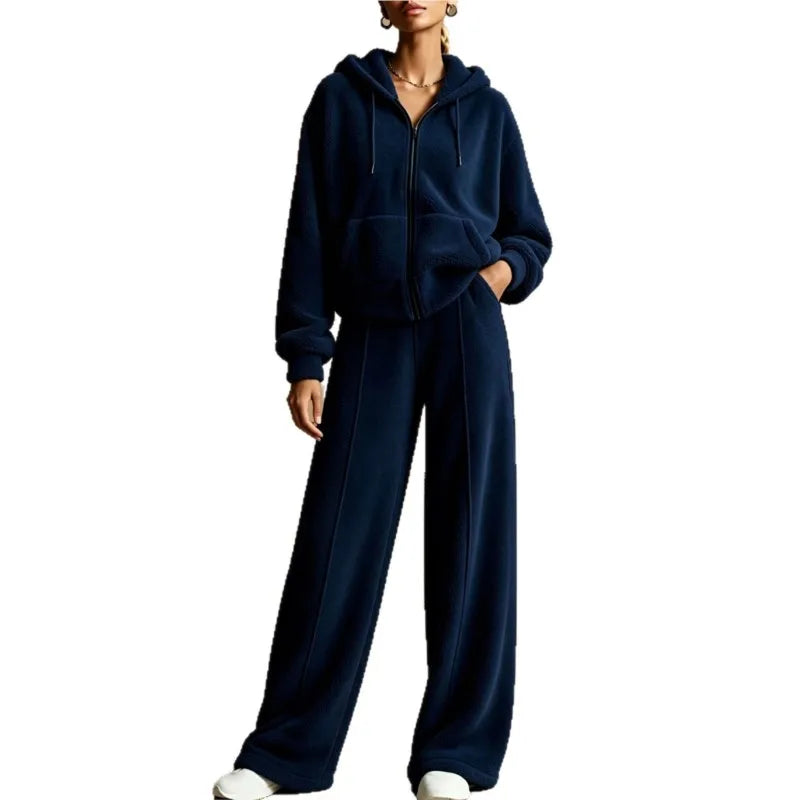 Briar Fleece Wide Leg Sweatsuit