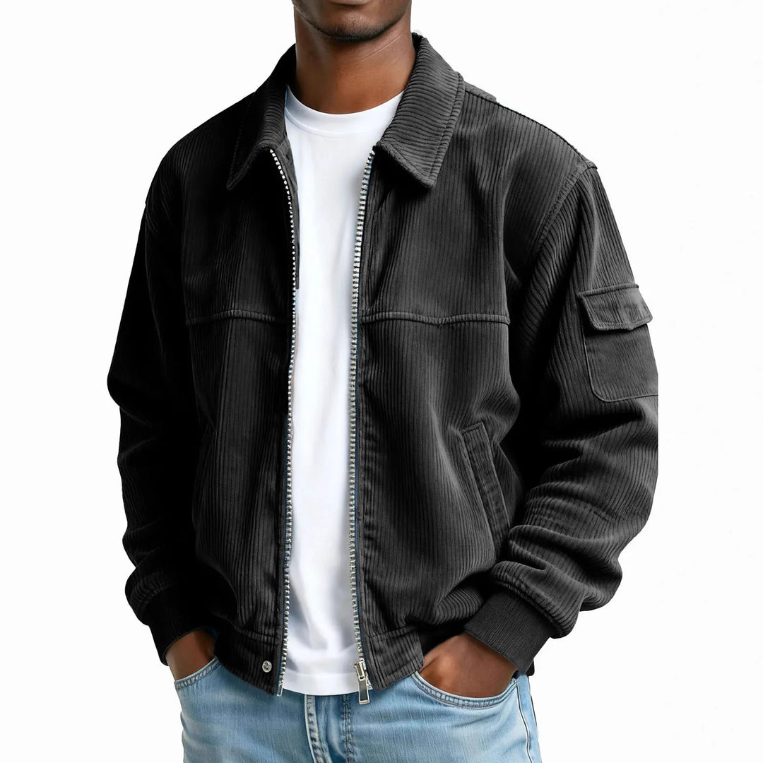 Nolan Corduroy Zip Jacket