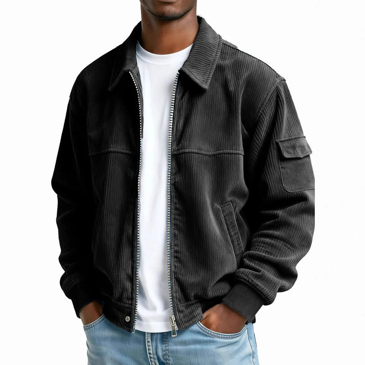 Nolan Corduroy Zip Jacket