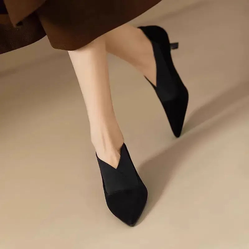 Adrienne Kitten Heel Pump