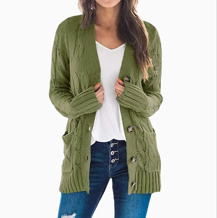 Freya Cable Knit Cardigan
