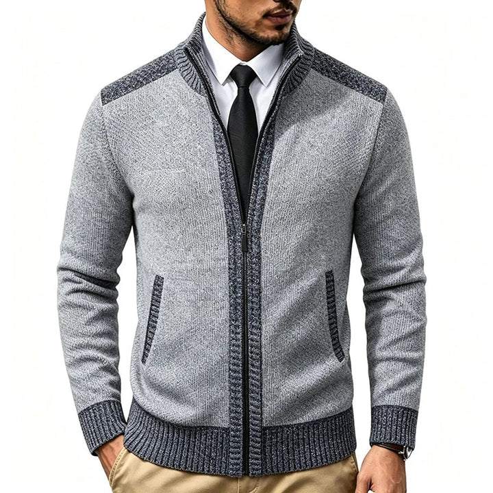 Roderick Stand Collar Cardigan